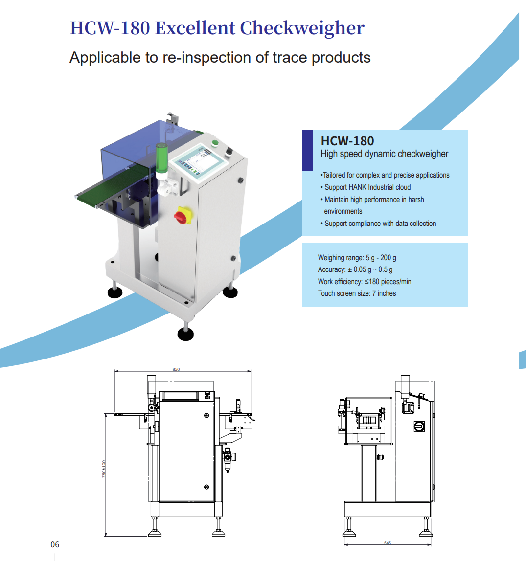 Catalogue HCW 180